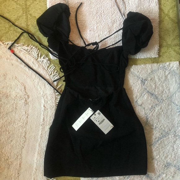 Zara linen black dress - Picture 9 of 14